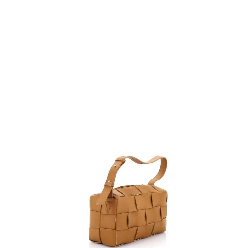Bottega Veneta Brick Cassette Shoulder Bag Maxi Intrecciato Leather Small - 2