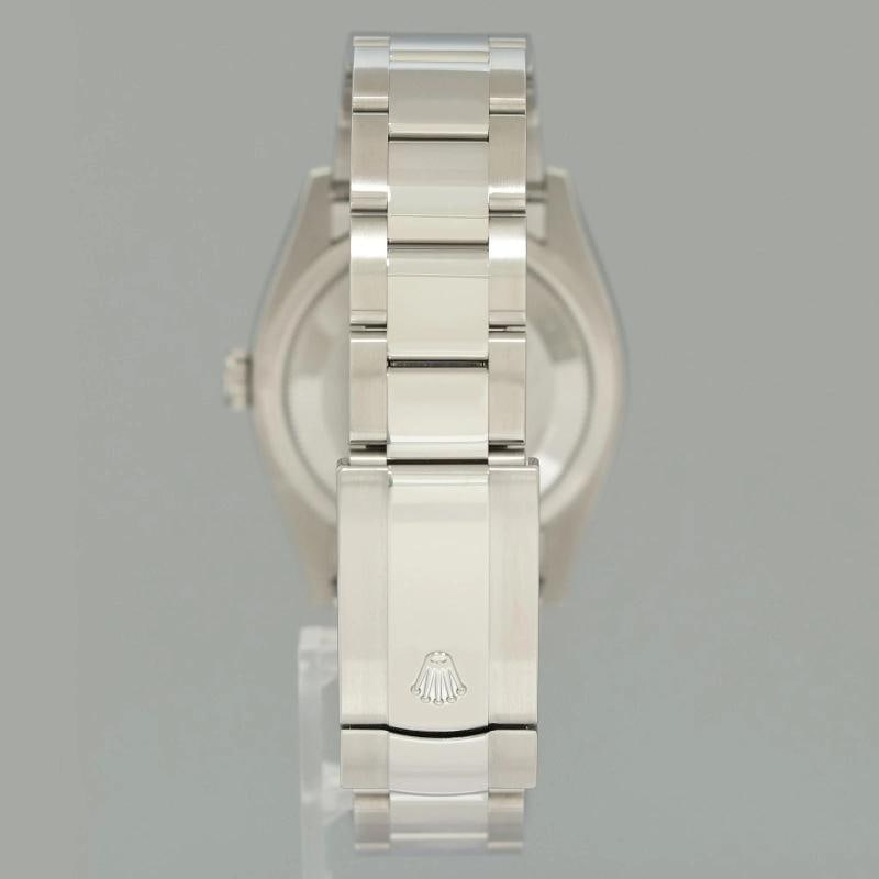 2024 NEW PAPERS Blue Motif Rolex DateJust 36mm 126200 Steel Oyster Band Watch - 5