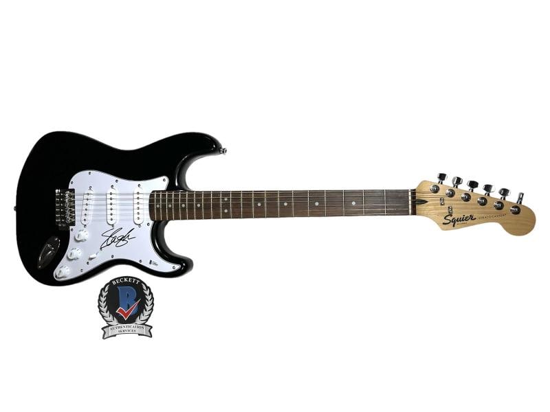 SLASH SIGNED AUTOGRAPH FENDER STRATOCASTER FULL SIZE GUITAR BAS BECKETT GNR - 2