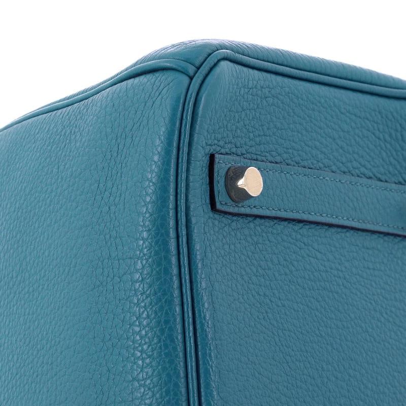 Hermes Birkin Handbag Blue Togo with Gold Hardware 30 - 8