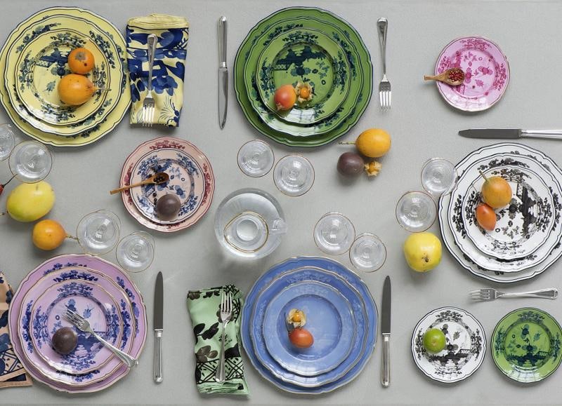 Richard Ginori - Oriente Italiano - Set Of 12 Dinner Plates 26.5 Cm / Inch 10.23 - 15