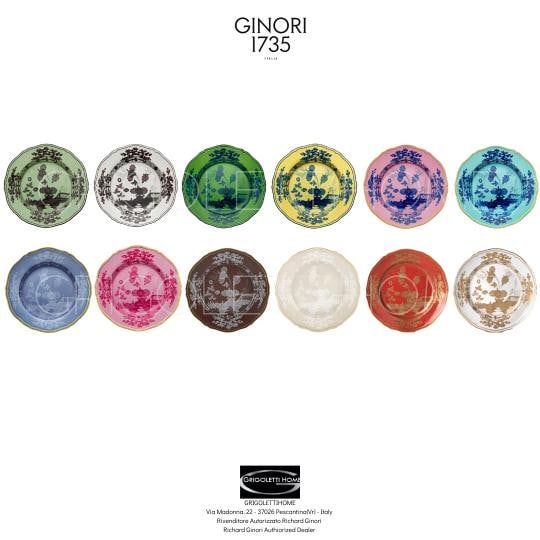 Richard Ginori - Oriente Italiano - Set Of 12 Dinner Plates 26.5 Cm / Inch 10.23: Condition: New: A brand-new, unused, unopened, undamaged item in its original packaging (where packaging is applicable). Packaging should be the same as what is found in a retail store, unless the ite