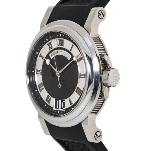 Breguet Marine 5817ST SS Black Guilloche Dial Automatic Men's Watch 39mm - 3