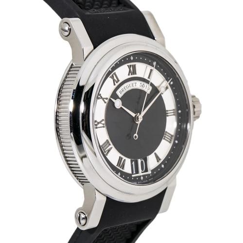 Breguet Marine 5817ST SS Black Guilloche Dial Automatic Men's Watch 39mm - 4