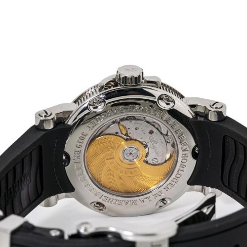 Breguet Marine 5817ST SS Black Guilloche Dial Automatic Men's Watch 39mm - 6