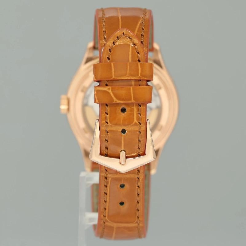 MINT Patek Philippe Rose Gold Annual Calendar 5035r White Roman 37mm Watch Box - 5