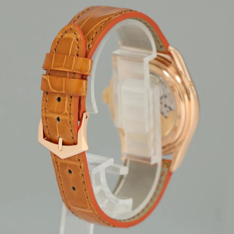 MINT Patek Philippe Rose Gold Annual Calendar 5035r White Roman 37mm Watch Box - 6