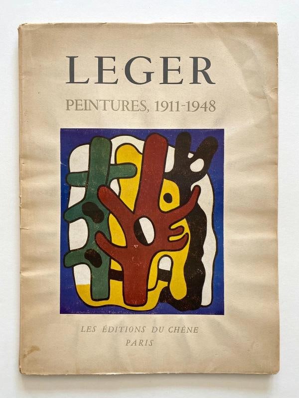 FERNAND LEGER RARE 1948 LMT ED FRENCH LITHOGRAPH PRINT COMPOSITION DOMINOS 1947 - 10