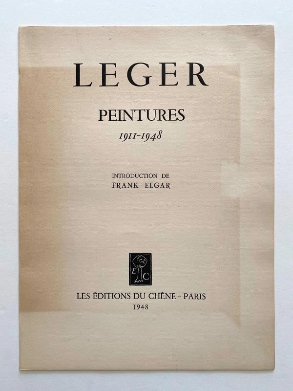FERNAND LEGER RARE 1948 LMT ED FRENCH LITHOGRAPH PRINT COMPOSITION DOMINOS 1947 - 11