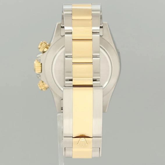 2009 Rolex Daytona 116523 Rainbow Diamond Yellow Gold Steel Sapphire 40mm Watch - 5