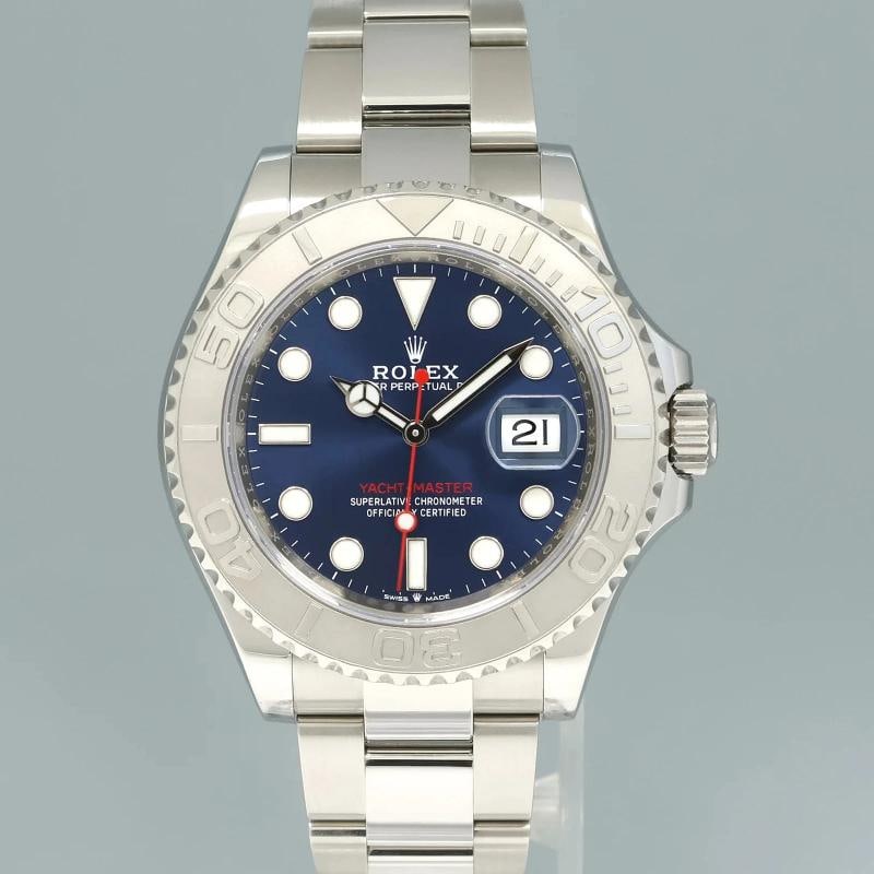 2023 NEW PAPERS Rolex Yacht-Master 126622 Steel Platinum Blue 40mm Watch Box - 2
