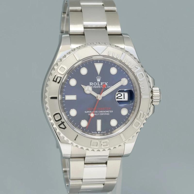 2023 NEW PAPERS Rolex Yacht-Master 126622 Steel Platinum Blue 40mm Watch Box - 3