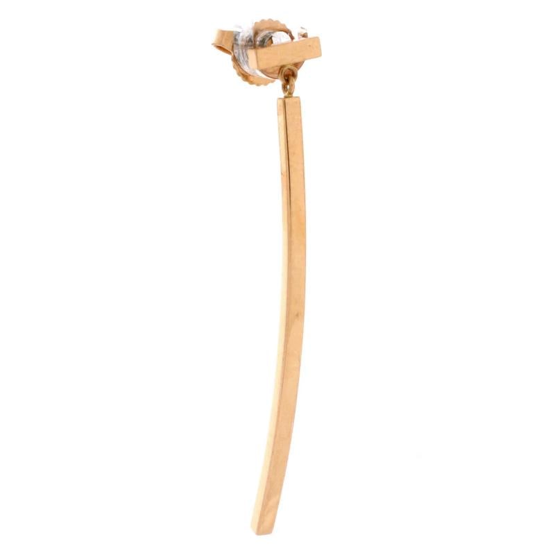 Tiffany & Co. T Wire Bar Earrings 18K Rose Gold - 3