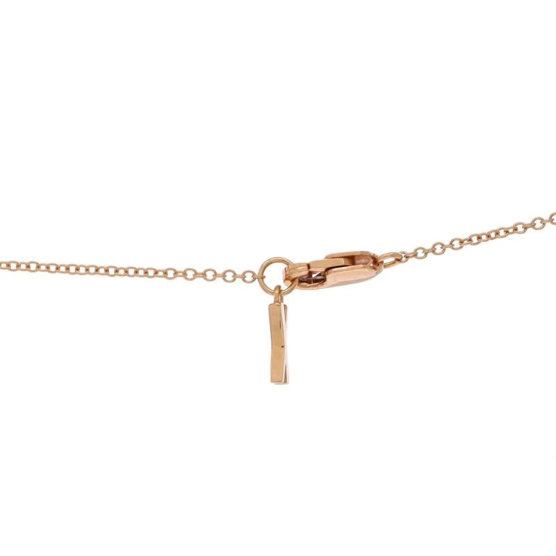 Tiffany & Co. Atlas X Closed Interlocking Pendant Necklace 18K Rose Gold - 4