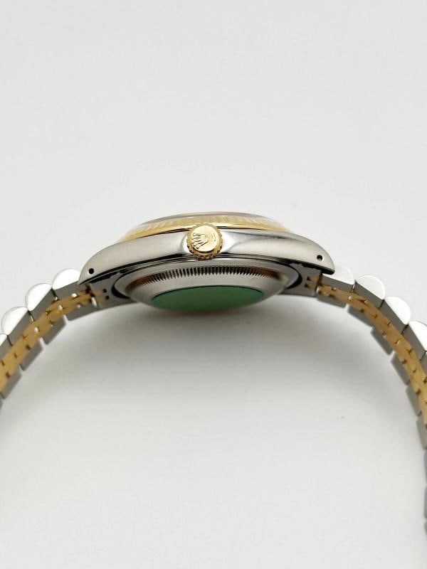 Rolex Datejust 16233 Blue Vignette Diamond Dial 18K Yellow Gold Steel 36mm - 7
