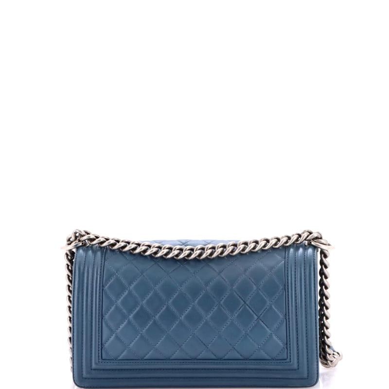 Chanel Boy Flap Bag Quilted Lambskin New Medium - 3