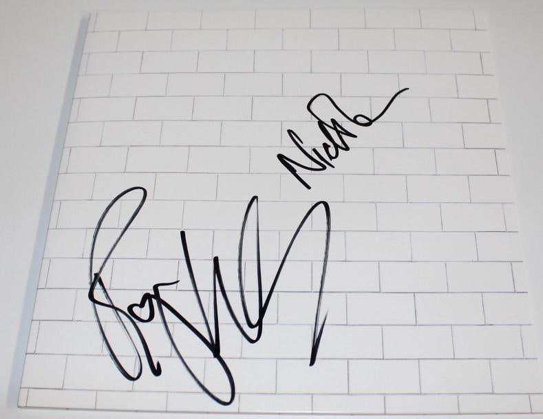 PINK FLOYD ROGER WATERS & NICK MASON BAND SIGNED 'THE WALL' ALBUM RECORD BECKETT: Industry: Music,Autograph Authentication: Beckett,Object Type: Record,Original/Reproduction: Original,Featured Refinements: Signed LP,Country of Origin: United States