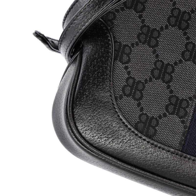 Balenciaga x Gucci The Hacker Project Jackie 1961 Hobo BB Canvas Mini - 7