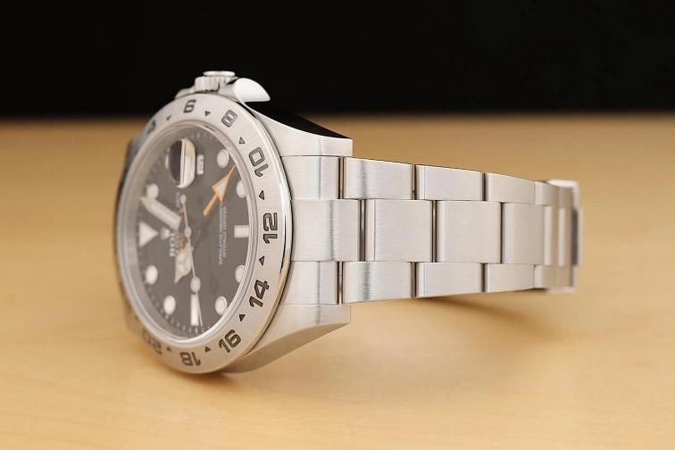 2012 CARD ROLEX EXPLORER II 216570 42MM BLACK GMT STAINLESS STEEL DATE WATCH - 4