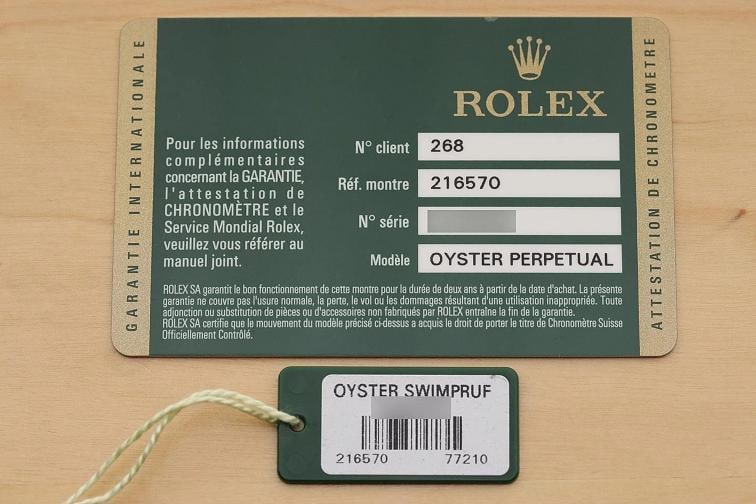 2012 CARD ROLEX EXPLORER II 216570 42MM BLACK GMT STAINLESS STEEL DATE WATCH - 6
