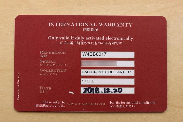 2018 CARTIER BALLON BLEU 36MM W4BB0017 SILVER ROMAN DIAMOND STEEL WATCH - 6