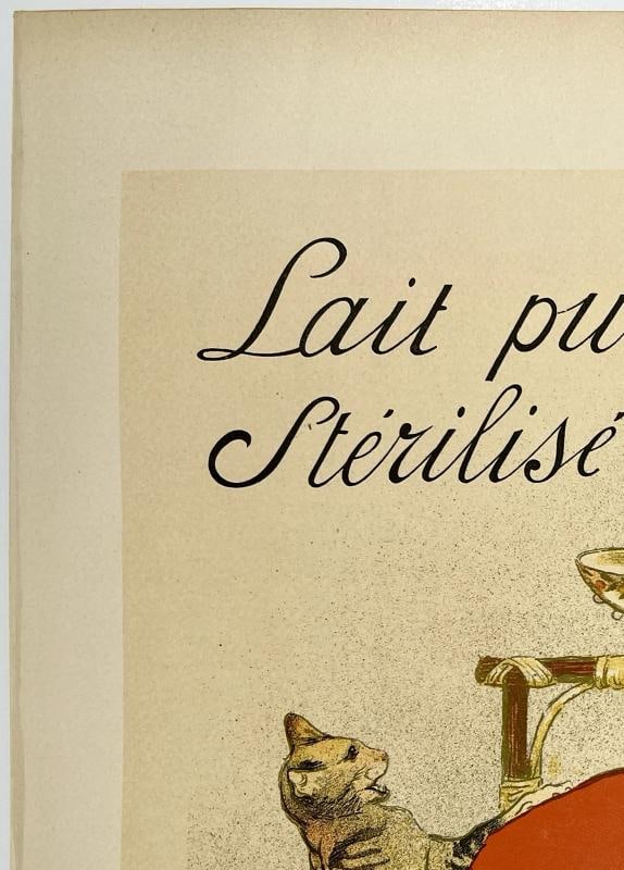 Original Vintage Poster LAIT PUR STERILISE Maitres De L'Affiche Pl 95 STEINLEN - 2