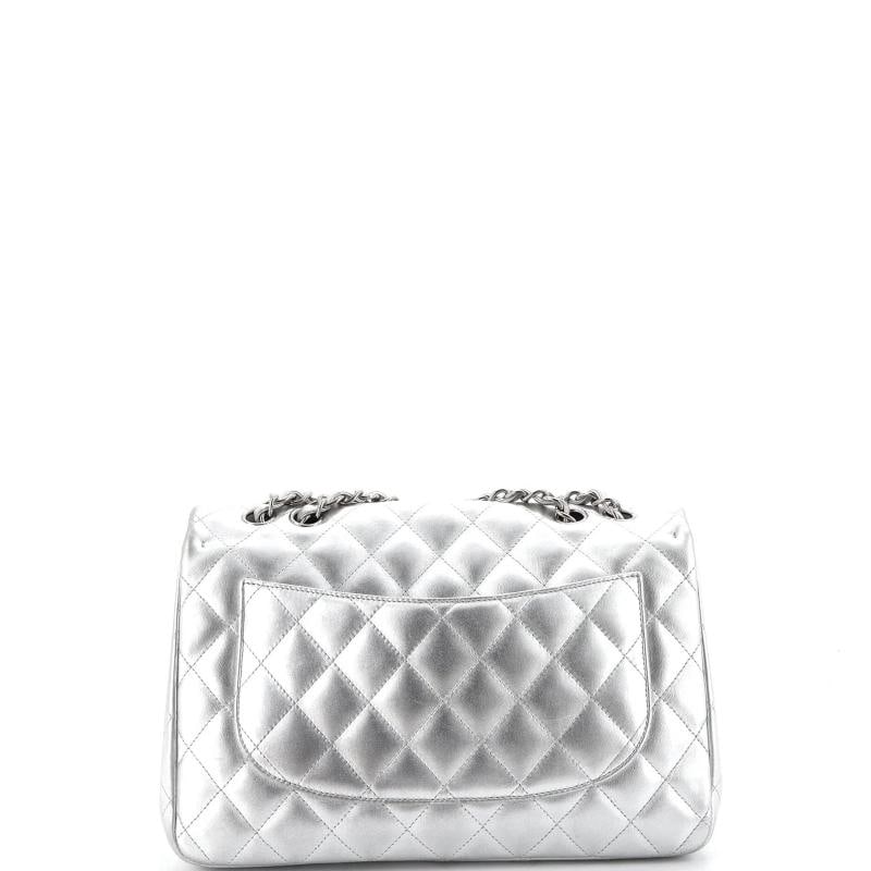 Chanel Classic Single Flap Bag Quilted Lambskin Jumbo - 3