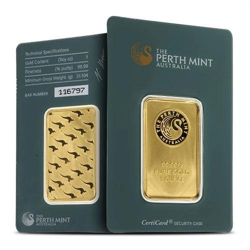 1 oz Perth Mint Gold Bar (Classic Assay) - 3