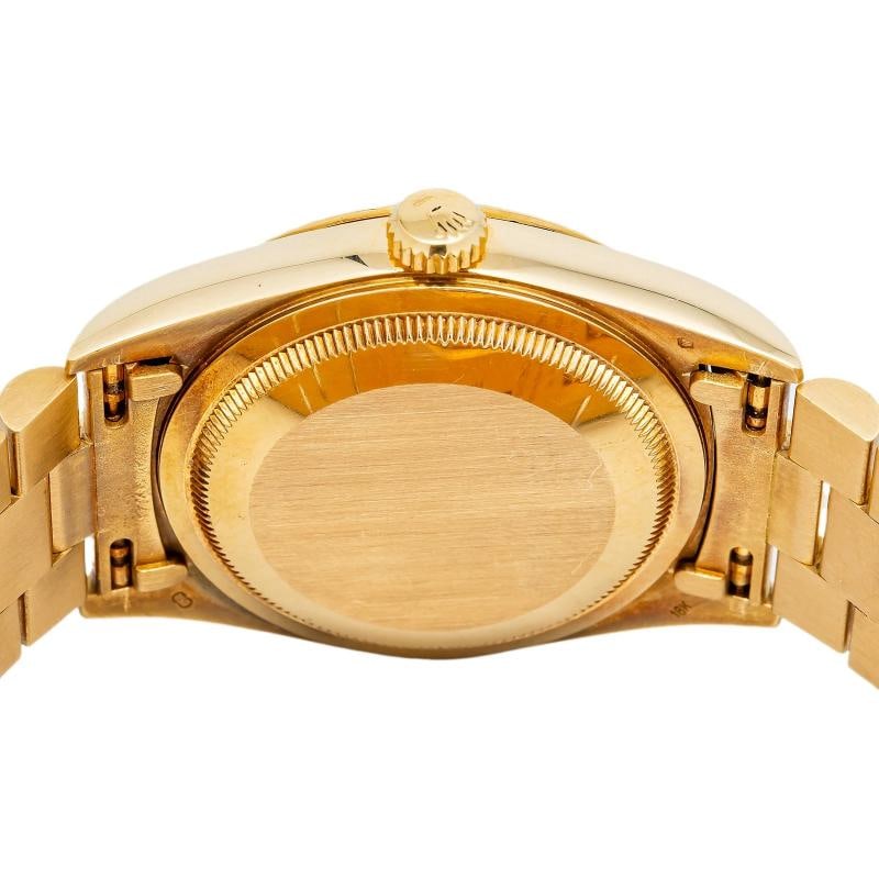 Rolex Day-Date 18238 18k YG President Factory Diamond Dial Auto Men's Watch 36mm - 5