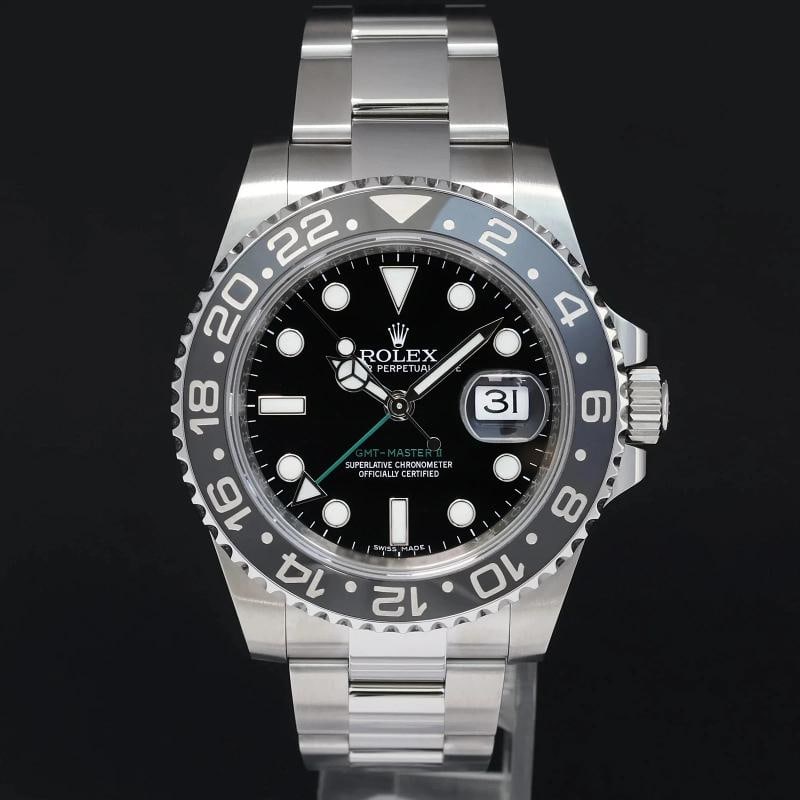 2018 MINT PAPERS Rolex GMT Master II 116710LN Steel Ceramic Black 40mm Watch Box - 2