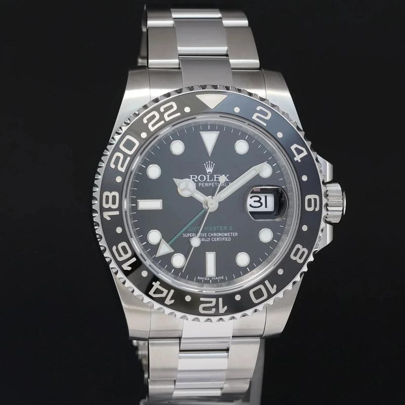 2018 MINT PAPERS Rolex GMT Master II 116710LN Steel Ceramic Black 40mm Watch Box - 3