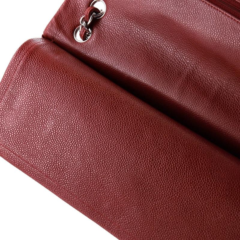 Chanel Classic Double Flap Bag Quilted Caviar Maxi - 6