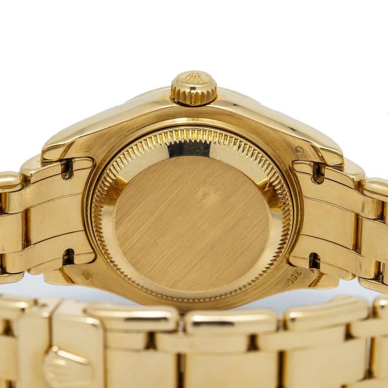 Rolex Lady-Datejust Pearlmaster 80318 Factory Diamond 18k YG Auto Women's 29mm - 6