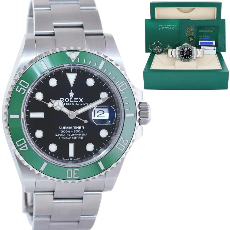 2024 NEW PAPERS Rolex Submariner 41mm GREEN KERMIT MK2 126610LV Watch Box: Condition: Pre-owned - Excellent,Brand: Rolex,Department: Men,Type: WristwatchCountry of Origin: Switzerland