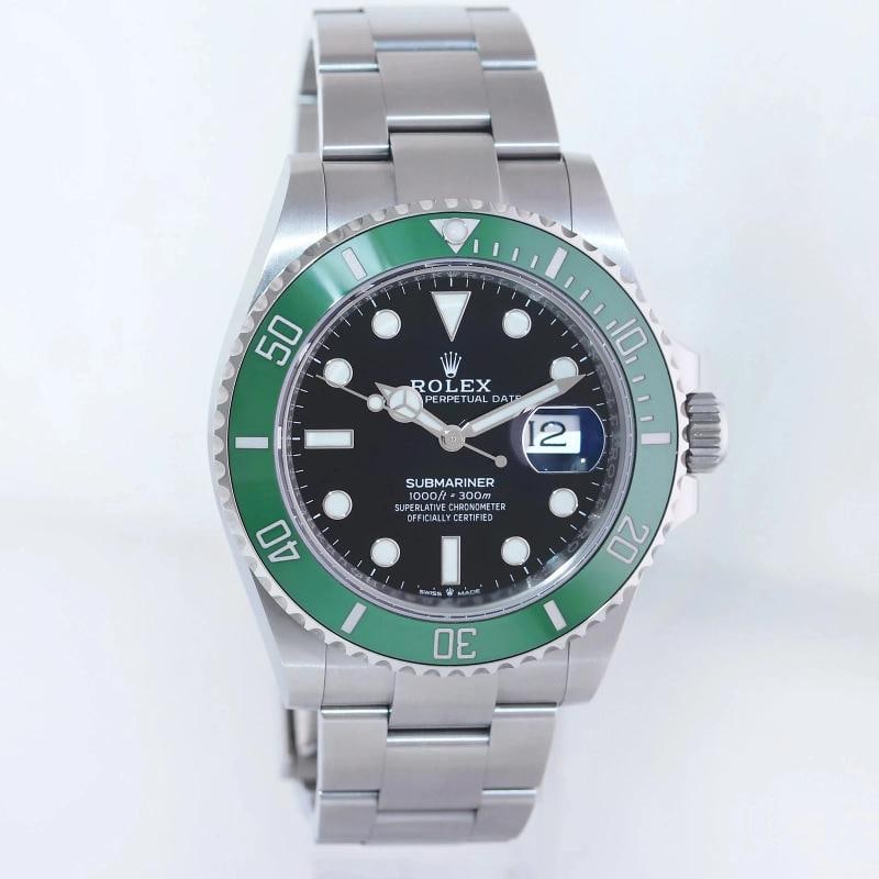 2024 NEW PAPERS Rolex Submariner 41mm GREEN KERMIT MK2 126610LV Watch Box - 3