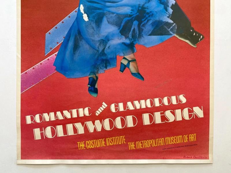 RICHARD BERNSTEIN RARE 1974 GLAMOROUS HOLLYWOOD LITHOGRAPH PRINT POP ART POSTER - 4