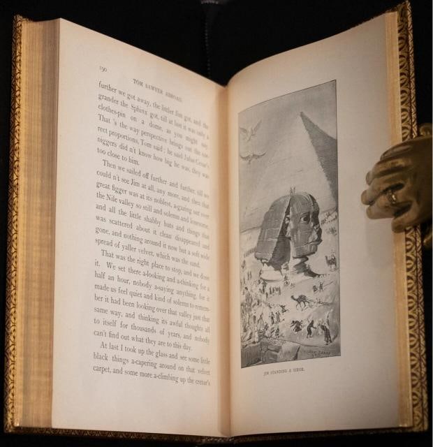 Mark Twain / Tom Sawyer Abroad by Huck Finn 1st Edition 1894 - 14
