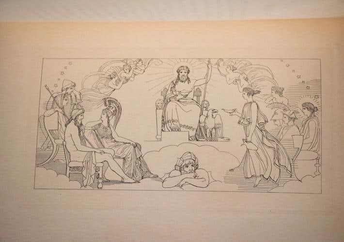 1905 The Iliad and Odyssey of Homer Large Paper Edition #310 of 600 Illustrated - 11