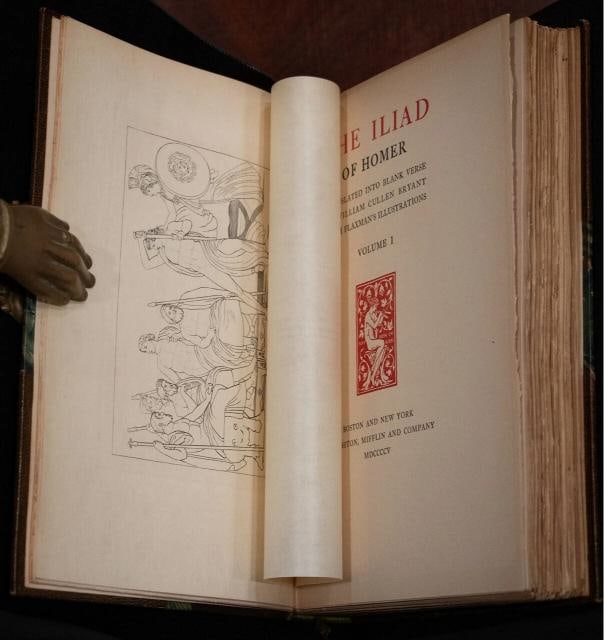 1905 The Iliad and Odyssey of Homer Large Paper Edition #310 of 600 Illustrated - 7