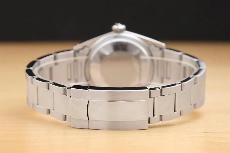 ROLEX DATEJUST 1601 18K WHITE GOLD ICE BLUE DIAL STAINLESS STEEL OYSTER WATCH - 6
