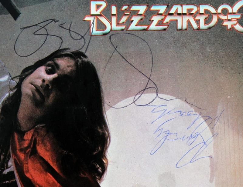 Ozzy Osbourne & Randy Rhoads Signed Blizzard Of Ozz Program JSA - 7