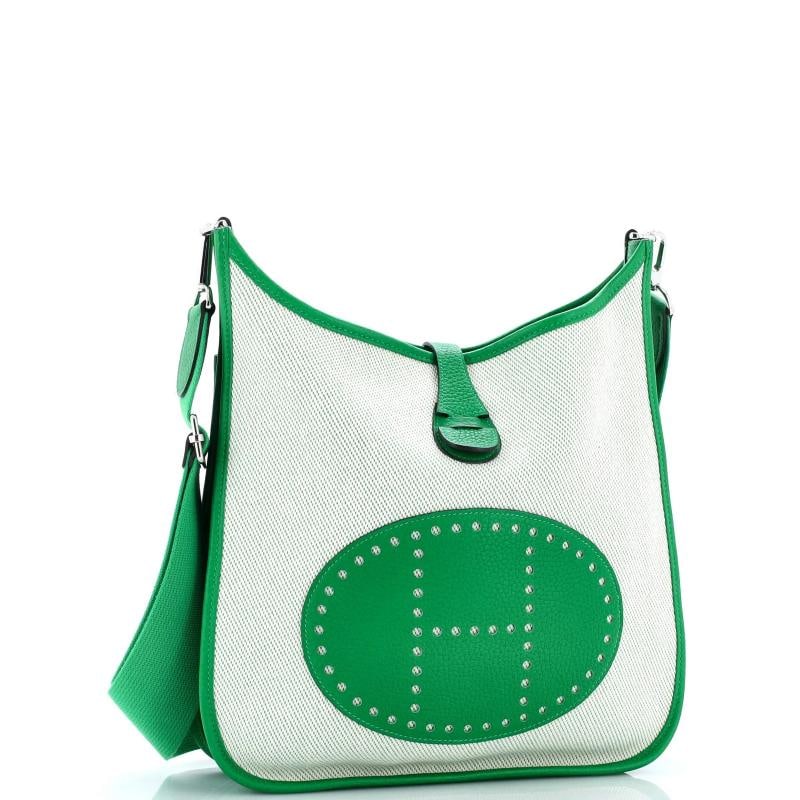 Hermes Evelyne Bag Gen III Toile and Leather PM - 2