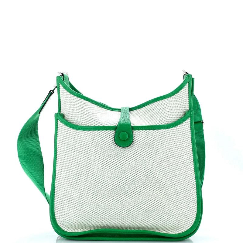 Hermes Evelyne Bag Gen III Toile and Leather PM - 3