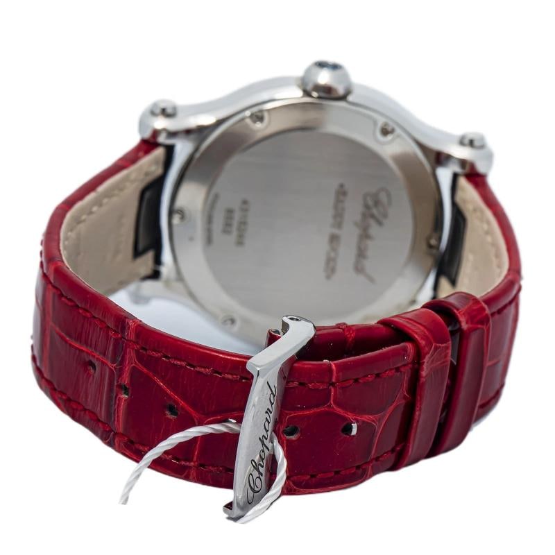 Chopard Happy Sport 8582 SS Floating Heart Diamond Dial Quartz Ladies 36MM - 4