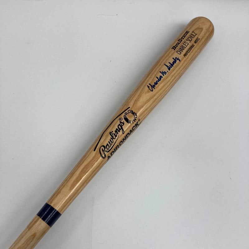 Charles M. Schulz Peanuts Signed Game Model Baseball Bat With JSA COA RARE - 6