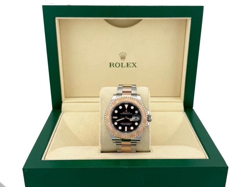 Rolex Yacht Master 126621 40mm Black Dial 18K Rose Gold Steel Box Paper 2020 - 3