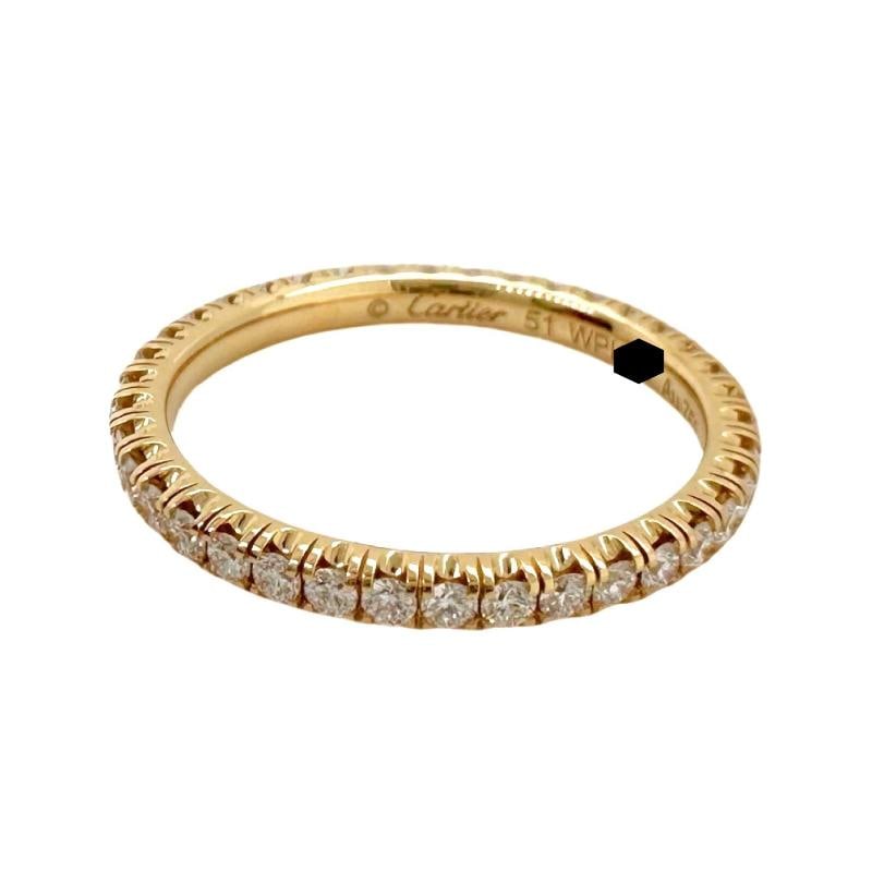 Cartier Etincelle De Cartier Diamond Eternity Wedding Band 18kt Yellow Gold - 10