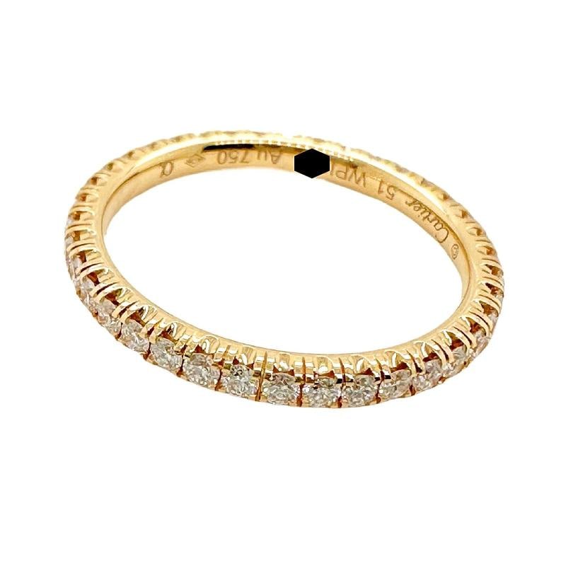Cartier Etincelle De Cartier Diamond Eternity Wedding Band 18kt Yellow Gold - 12