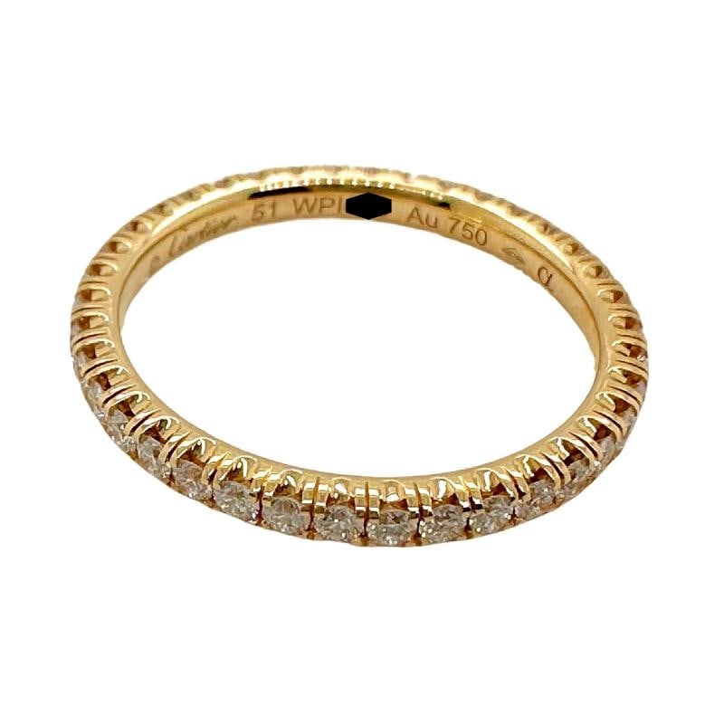 Cartier Etincelle De Cartier Diamond Eternity Wedding Band 18kt Yellow Gold - 13