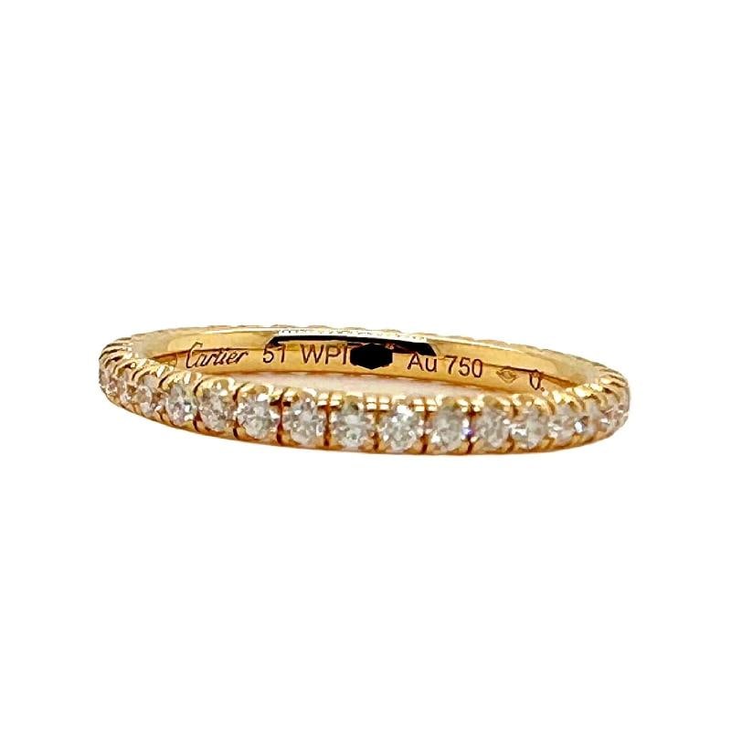 Cartier Etincelle De Cartier Diamond Eternity Wedding Band 18kt Yellow Gold - 2